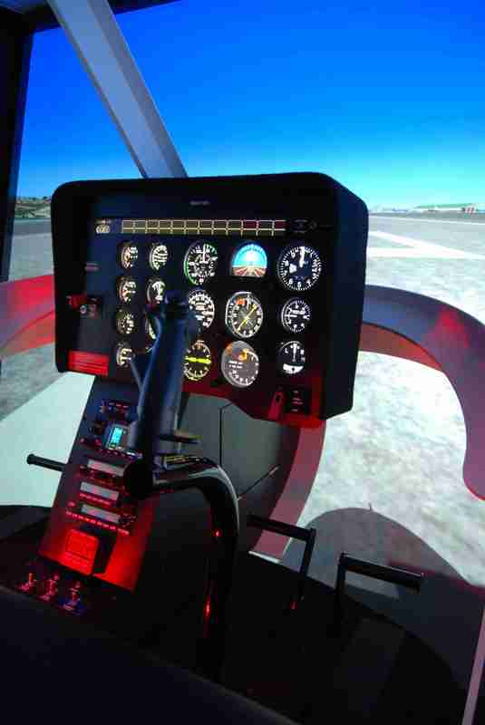Platinum Simulators Professional Helicopter Simulator Cockpit