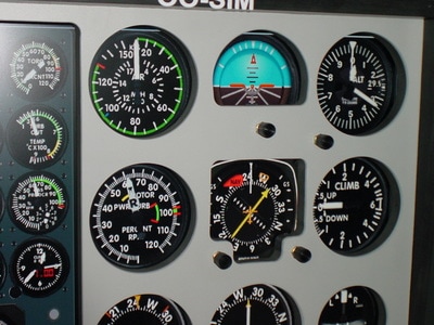 Platinum Simulators Professional Helicopter Simulator Instrument Panel