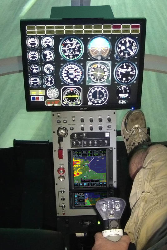Platinum Simulators Professional Helicopter Simulator Radio Stack